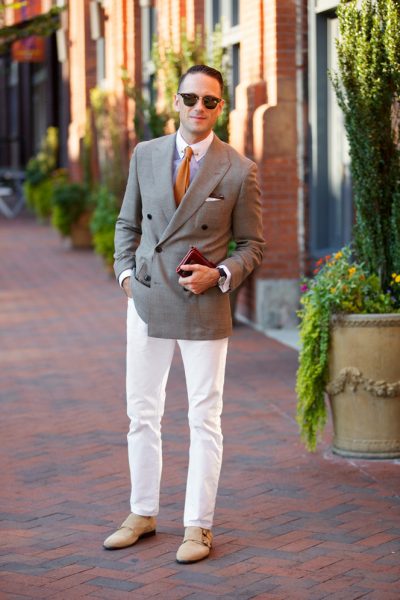 8 Ways To Wear White Jeans This Spring - He Spoke Style