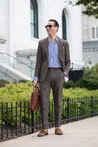 5 Ways To Wear a Brown Cotton Suit - He Spoke Style