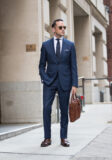 Royal Blue Twill Suit | He Spoke Style