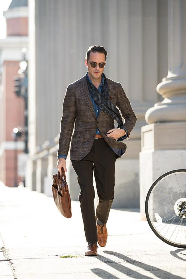 A Silk Scarf Is The Ultimate Fall Accessory For Men - He Spoke Style