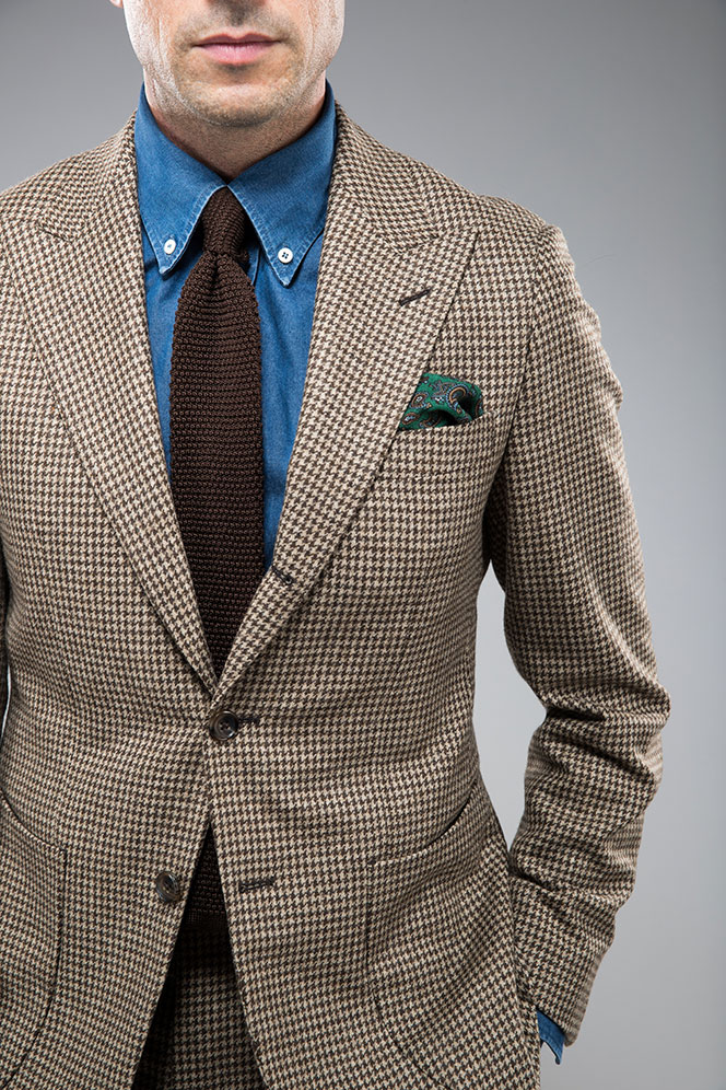 How To Wear a Patterned Shirt with a Blazer - He Spoke Style