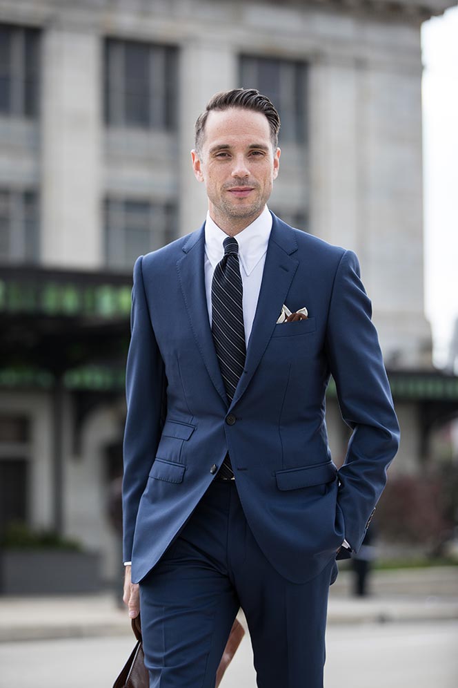 The "All-Business" Royal Blue Suit - He Spoke Style Shop