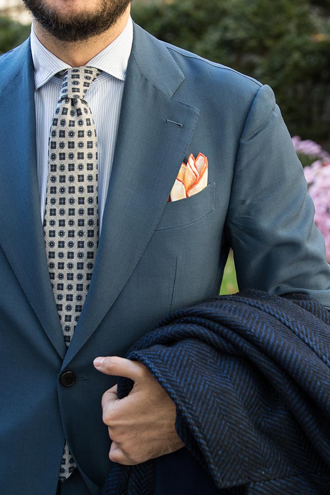 fabio-attanasio-tie-teal-blue-suit-details-orange-pocket-square