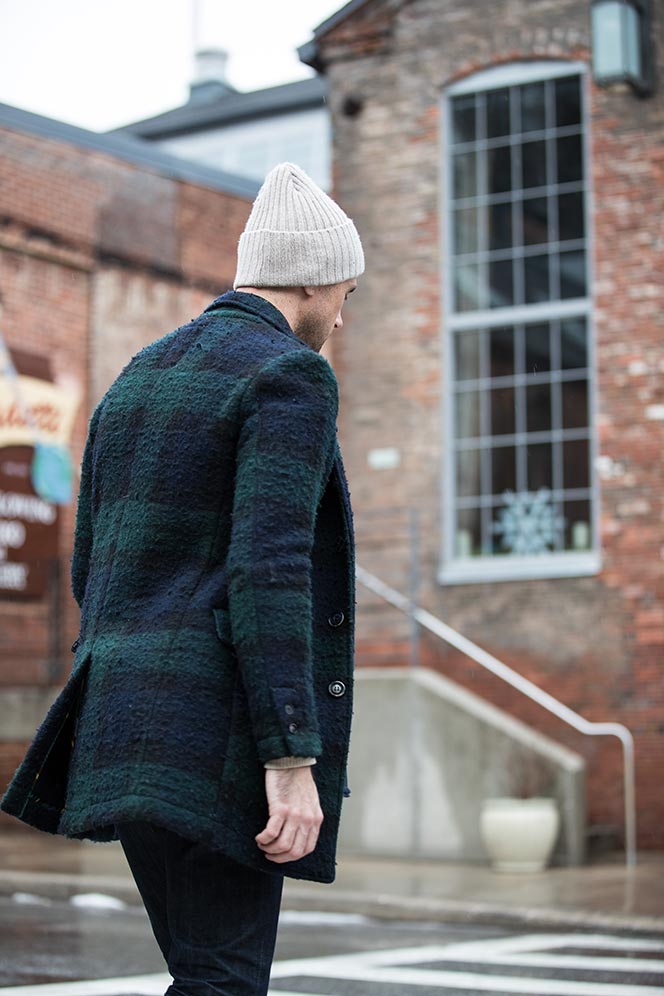 last-minute-christmas-casual-holiday-party-attire-boiled-wool-tartan-coat-sweater-jeans-5