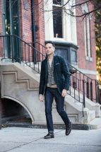 Festive Without The Fuss: Tartan Blazer With Jeans | He Spoke Style