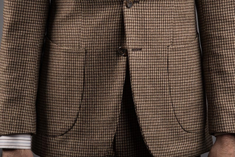 patch pockets suit blazer