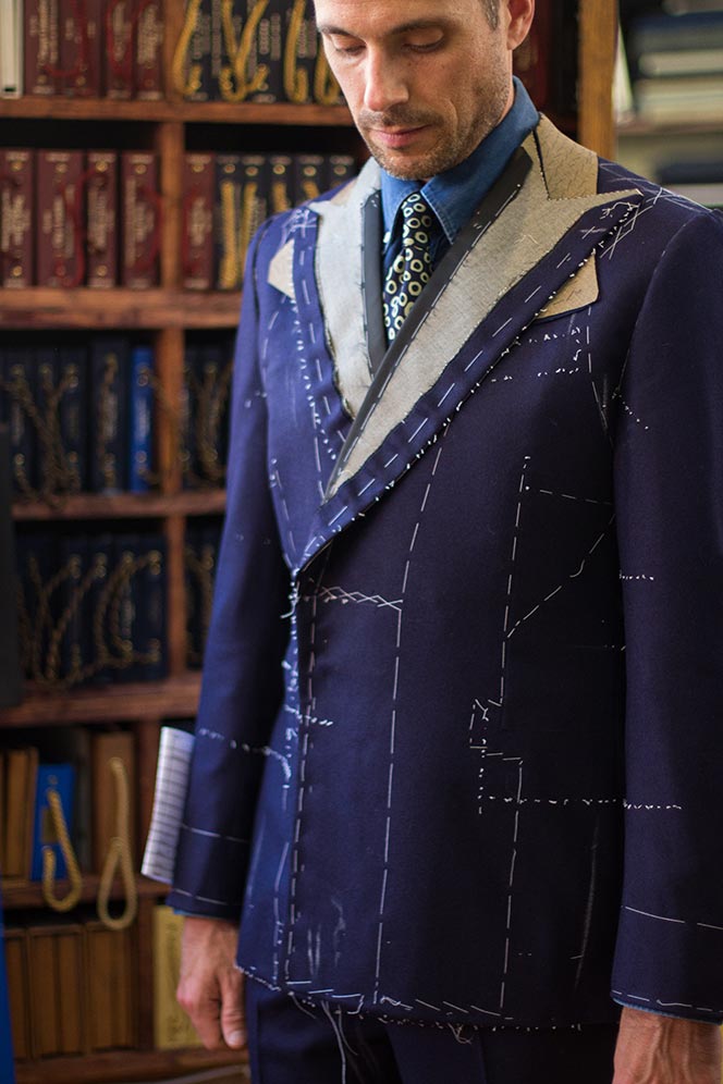 basted fitting meaning bespoke suit process