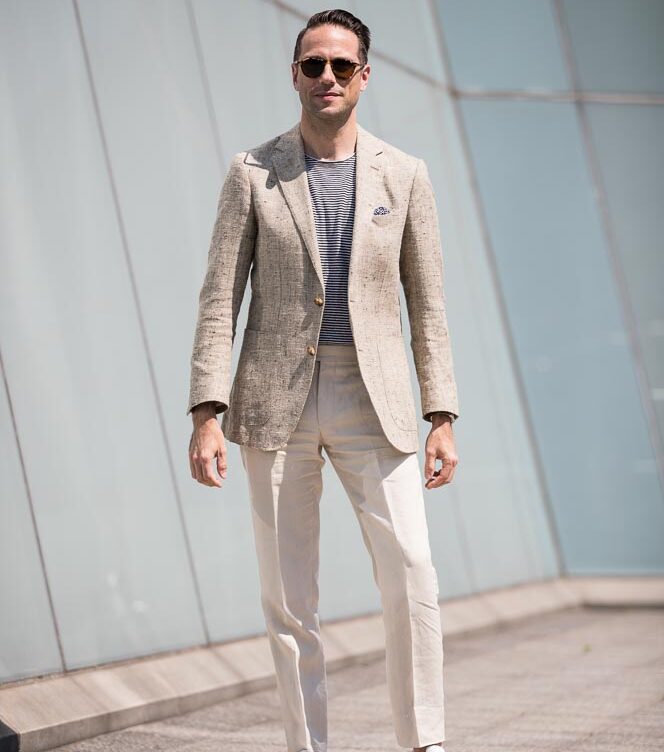 A Few Rules For Wearing A T-Shirt With A Blazer | He Spoke Style