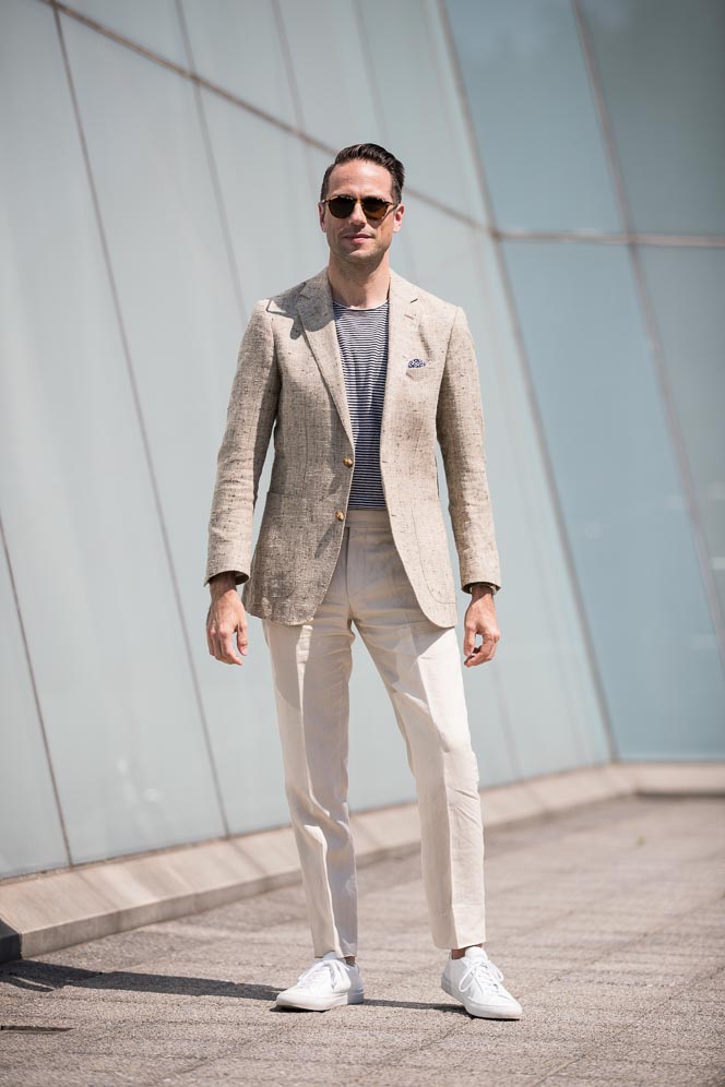 A Few Rules For Wearing A T Shirt With A Blazer He Spoke Style