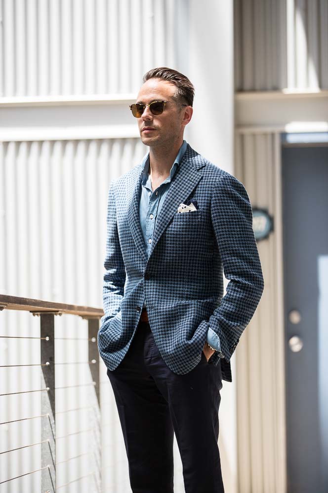 outfit-with-clubmaster-style-sunglasses - He Spoke Style