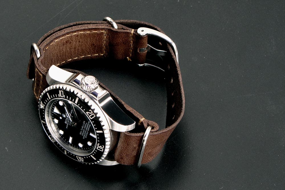 History-nato-watch-strap-leather-nato-rolex-submariner - He Spoke Style