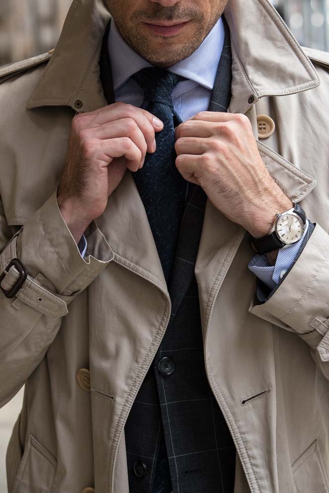 Transitional Outerwear: The 3/4 Length Trench Coat - He Spoke Style