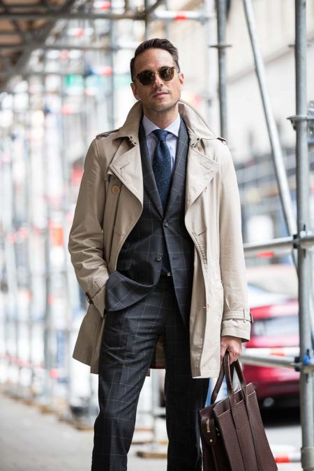 Transitional Outerwear: The 3/4 Length Trench Coat | He Spoke Style