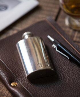 how to clean pewter hip flask