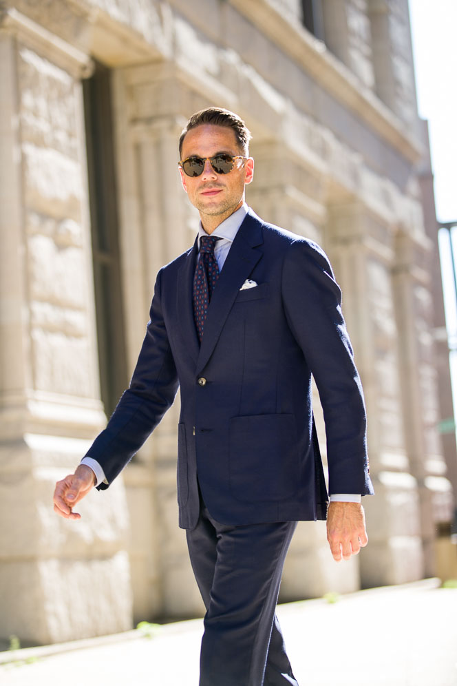 Why Your First Suit Should Be A Navy Suit - He Spoke Style