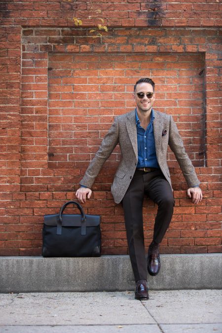 Casual Luxury: The Bennett Winch Briefcase | He Spoke Style