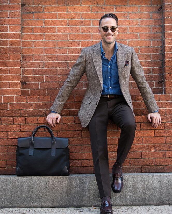 Casual Luxury: The Bennett Winch Briefcase | He Spoke Style