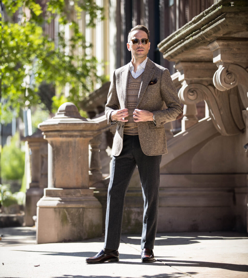 Brown Donegal Tweed Sport Coat | He Spoke Style