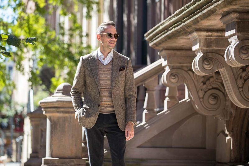 fair isle sweater outfit