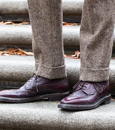 suit pants cuff no cuff