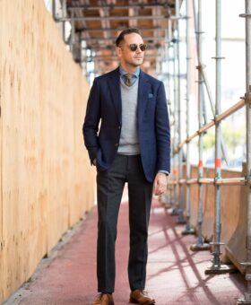 v neck mens business casual outfits