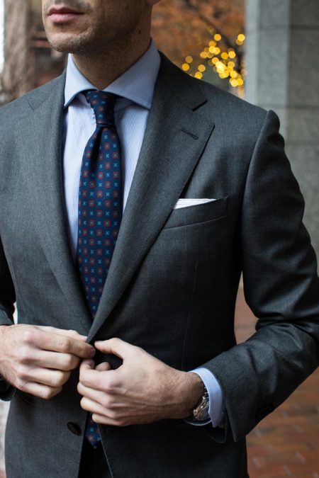 All Business: The Classic Charcoal Grey Suit | He Spoke Style