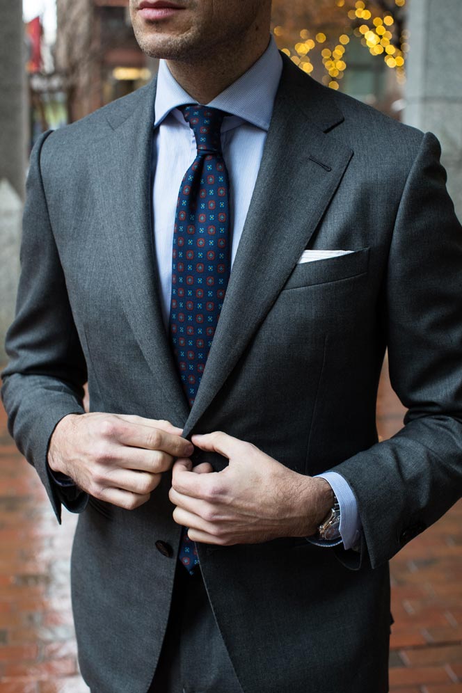 All Business: The Classic Charcoal Grey Suit - He Spoke Style