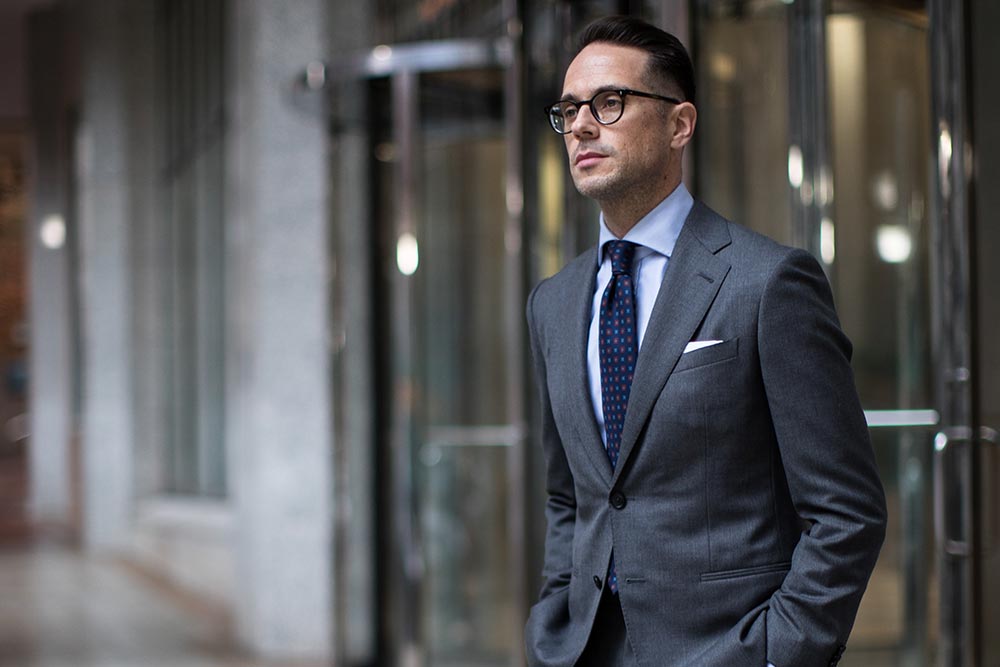 All Business: The Classic Charcoal Grey Suit - He Spoke Style