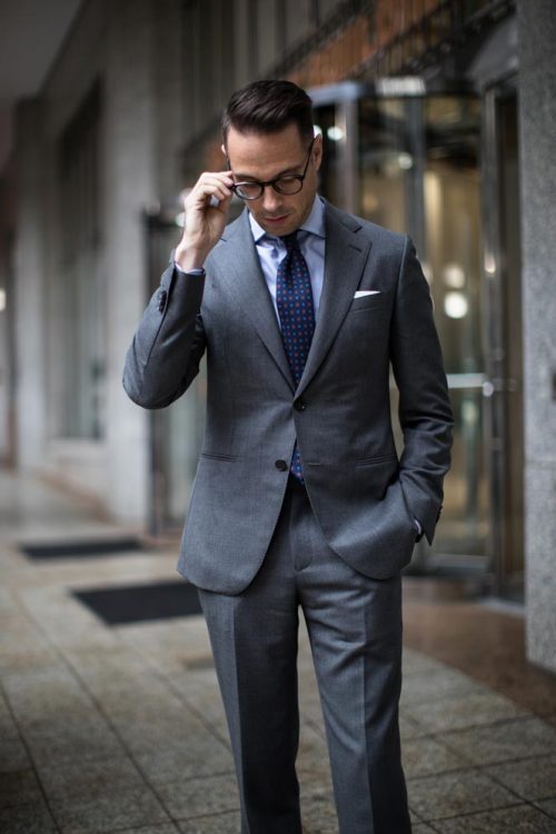 All Business: The Classic Charcoal Grey Suit | He Spoke Style