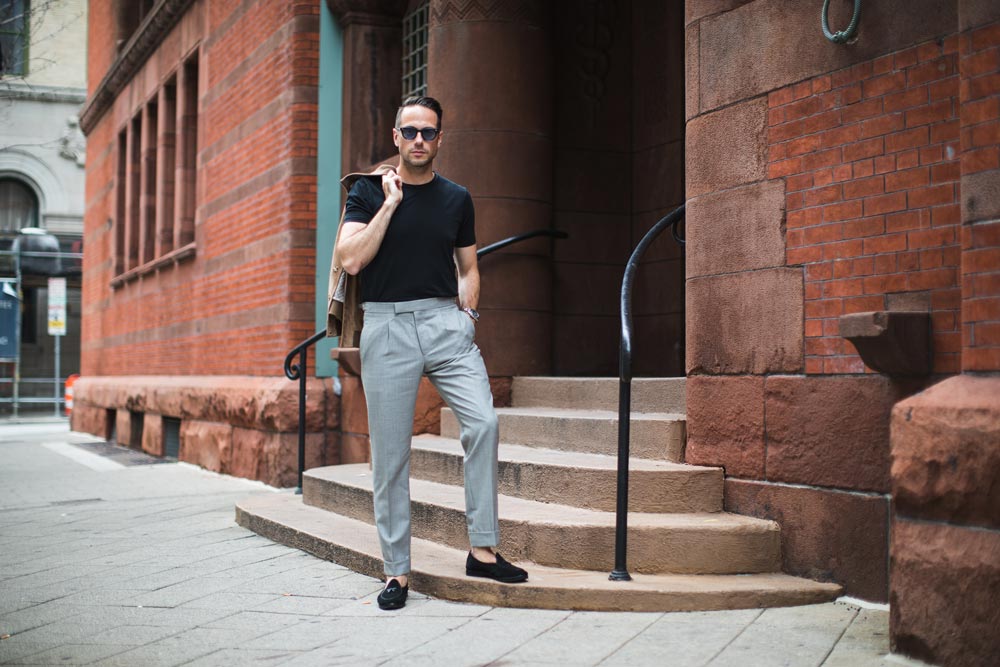 Pulling Off A T-Shirt With Dress Pants: It's Possible - He Spoke Style