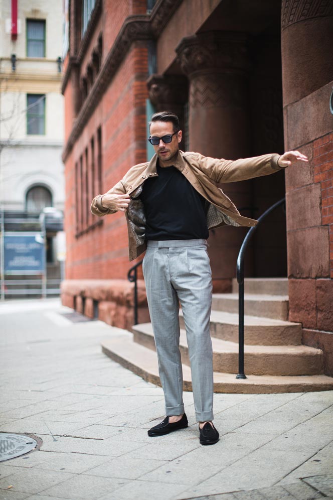 Pulling Off A T-Shirt With Dress Pants 