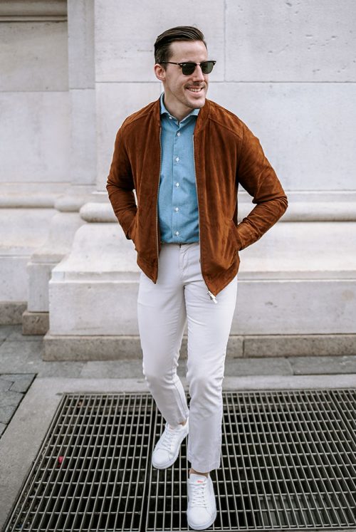 How to Wear a Chambray Shirt Casually - He Spoke Style