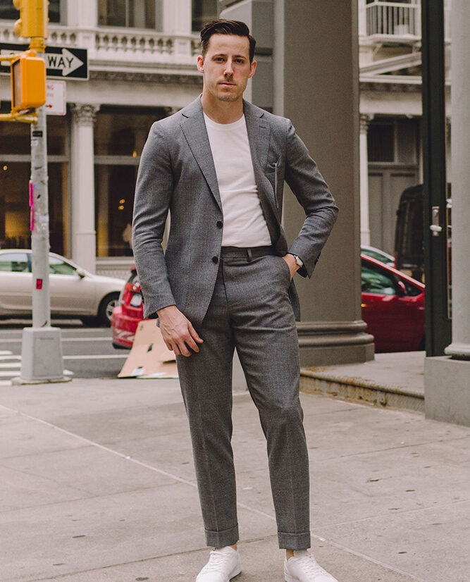 Refreshing the Classic Grey Suit - He Spoke Style