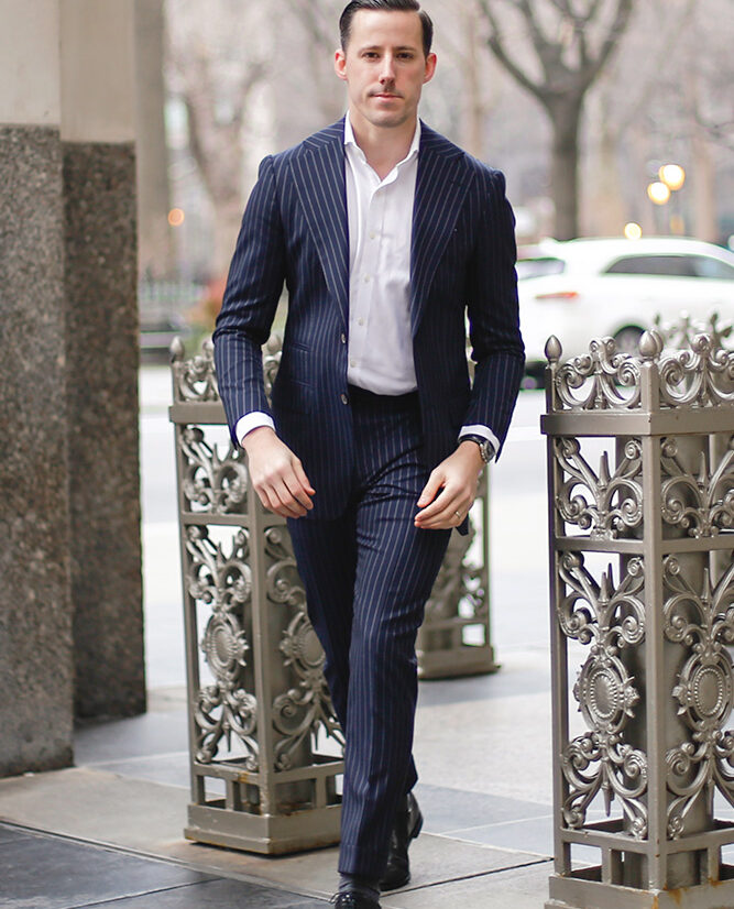 Yes, You Should Invest in a Pinstripe Suit - He Spoke Style