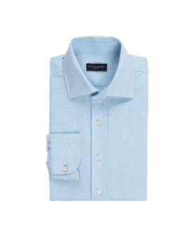Ice Blue Oxford Cloth Dress Shirt - He Spoke Style Shop