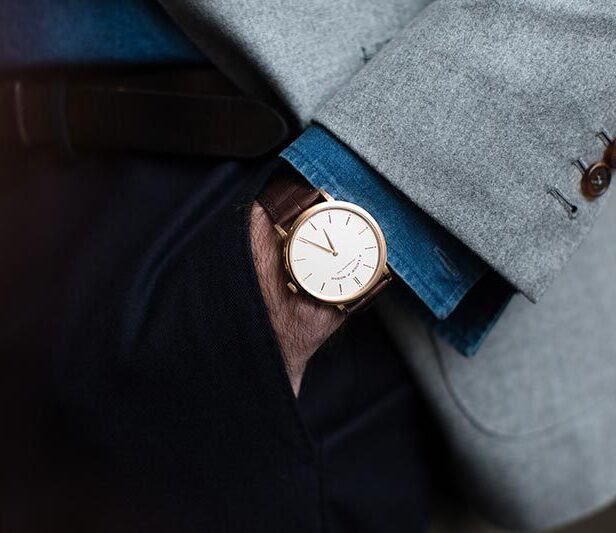 first luxury dress watch