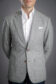 Stylish Light Grey Sport Coat with Tailored Fit & Classic Appeal
