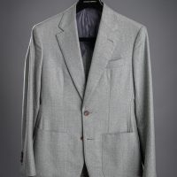 Light Grey Flannel Suit - Recommended by He Spoke Style
