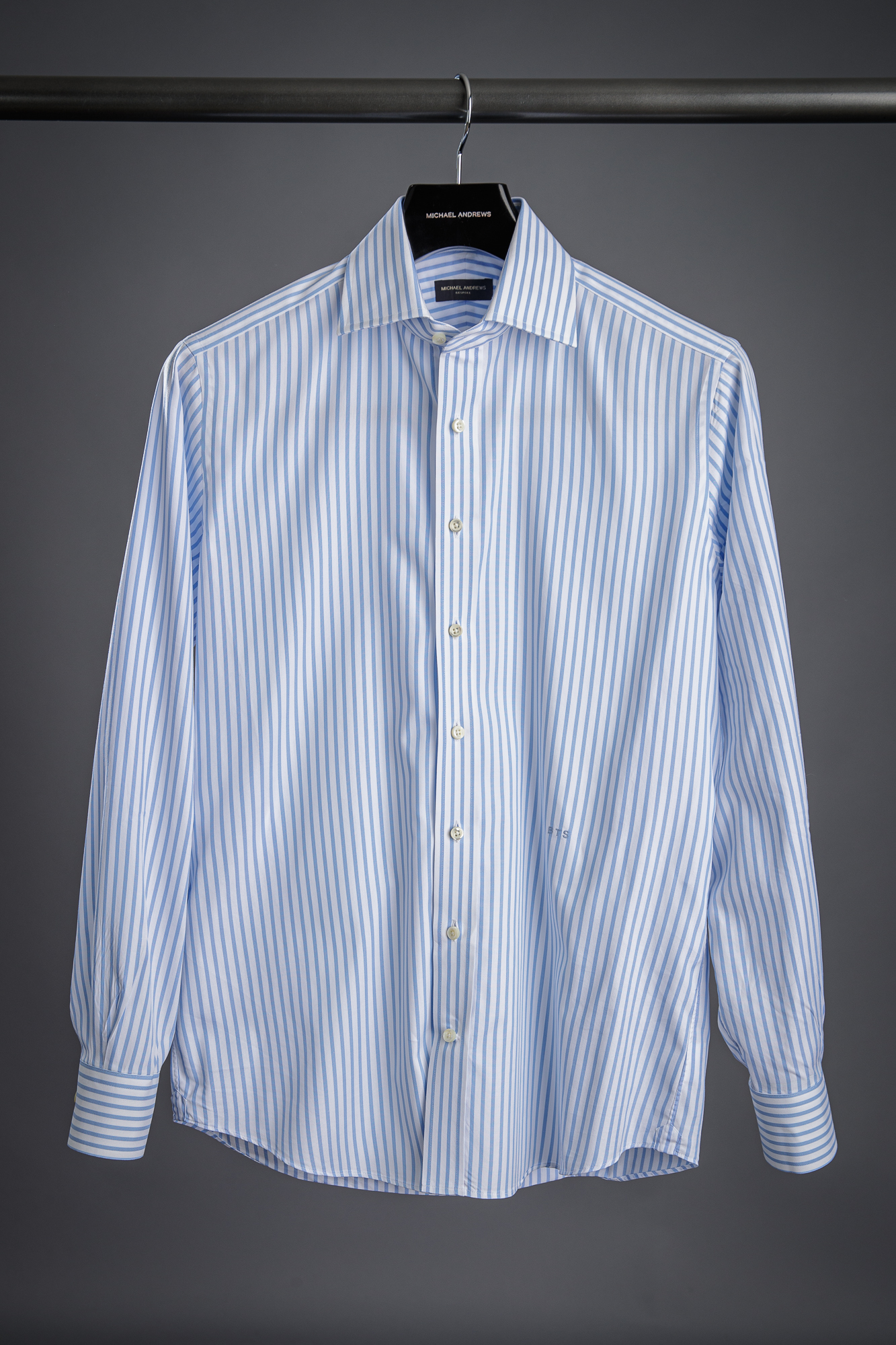 Light Blue Stripe Oxford Dress Shirt - He Spoke Style