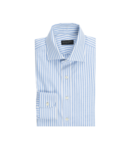 Light Blue Stripe Dress Shirt - He Spoke Style Shop