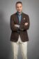 Model Wearing Brown Linen Sport Coat – Polished & Relaxed Look