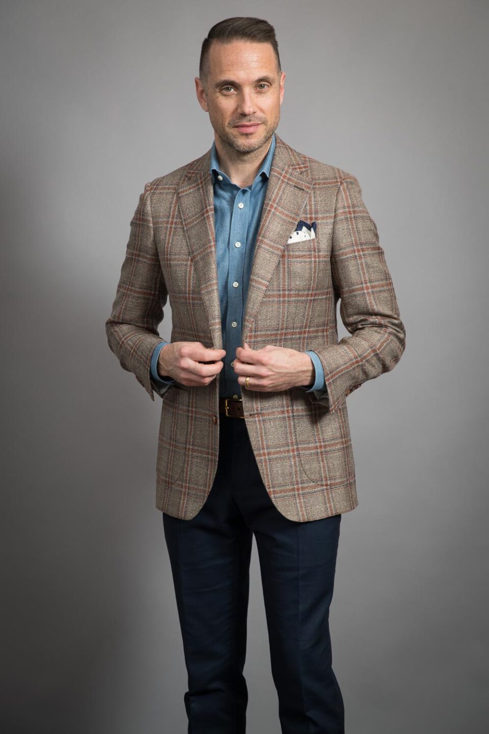 Loro Piana Plaid Sport Coat