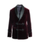 Burgundy Velvet Smoking Jacket – Custom Fit by He Spoke Style