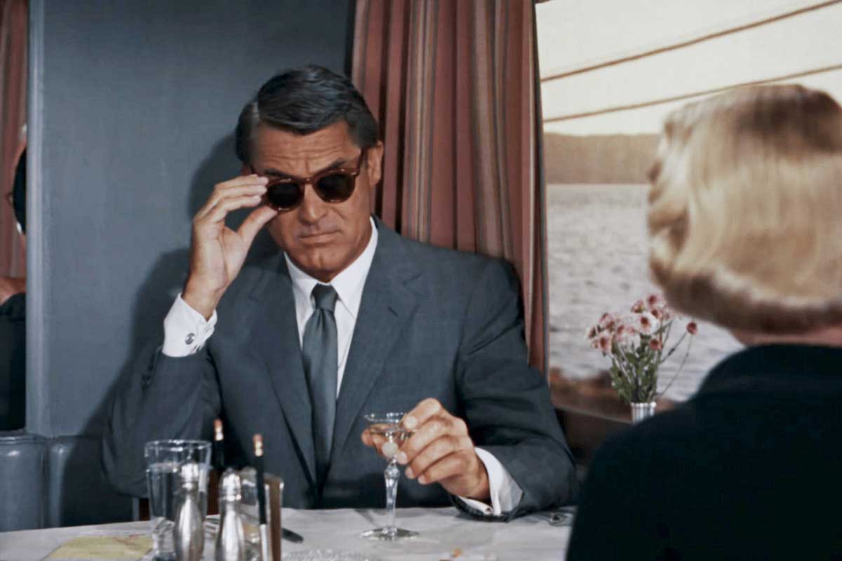 Cary Grant's iconic sunglasses in North by Northwest