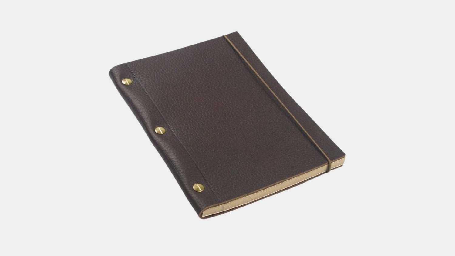 la compagnie du kraft leather notebook