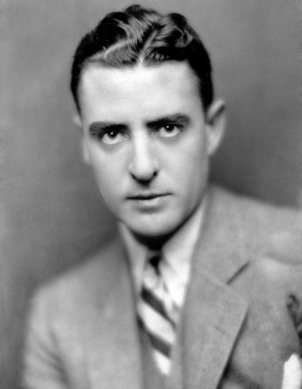 Actor John Gilbert circa 1920s with side part hairstyle