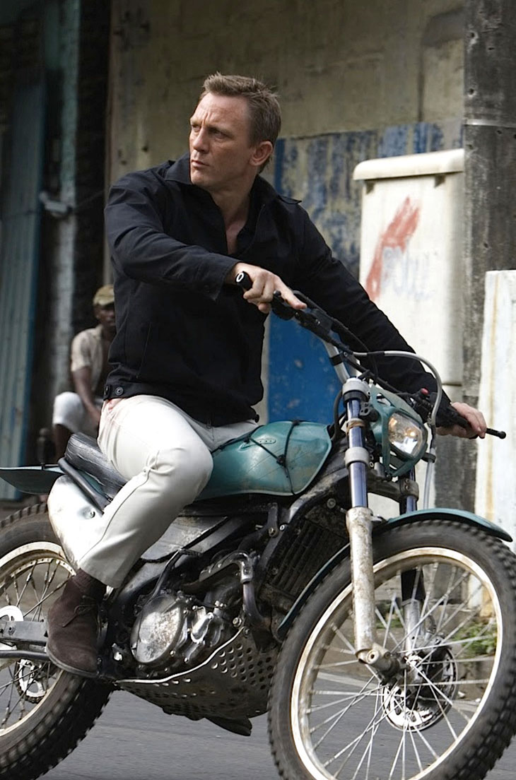 James Bond wearing Church's Ryder III in Quantum of Solace