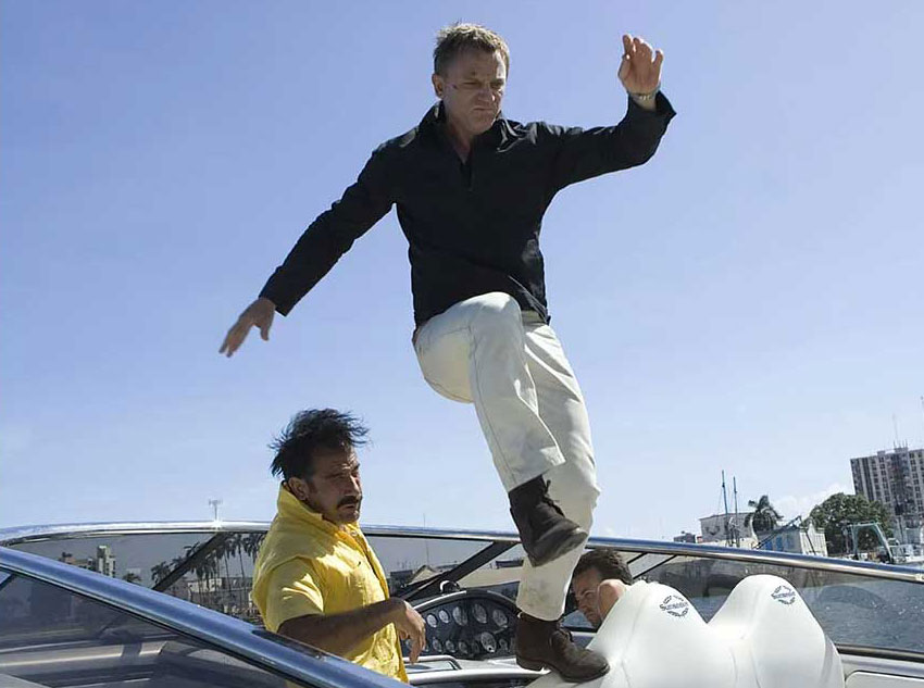 Daniel Craig as James Bond wearing Church's Ryder III Desert Boot