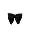 Black Silk Satin Pre-Tied Butterfly Bow Tie - He Spoke Style Shop