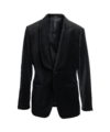 Black Velvet Shawl Collar Dinner Jacket – Custom Fit by He Spoke Style